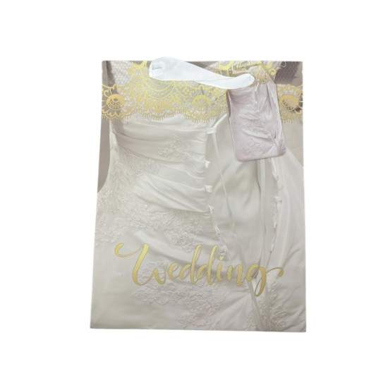 Gift Bag - Wedding Design - Medium - 18cm x 23cm - 2 - designs: 2