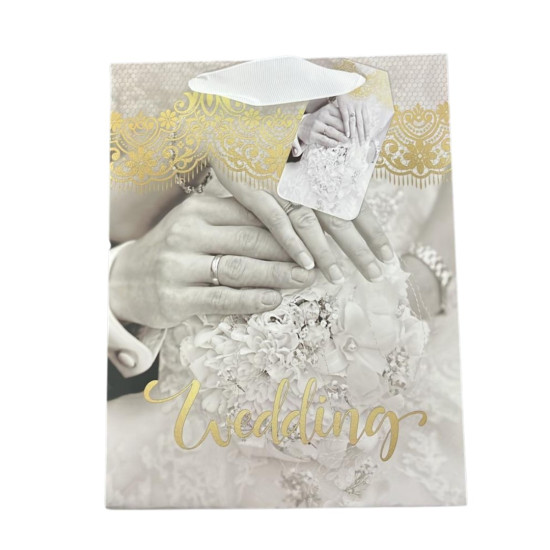 Gift Bag - Wedding Design - Medium - 18cm x 23cm - 3 - designs: 3