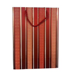 Gift Bag - Stripes Assorted Colour- Medium - 18cm x 23cm