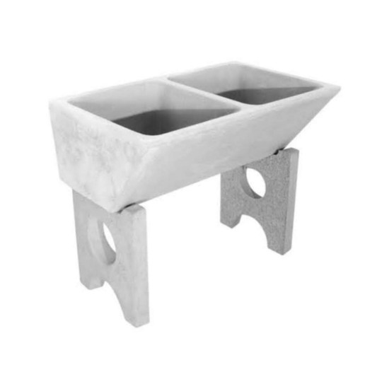 Concrete Product - Double wash Trough