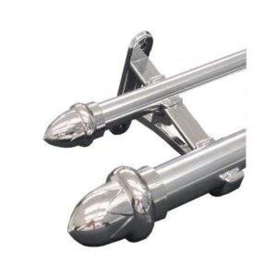 Curtain Rod - Chrome Combo - 1.5M