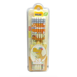 2B - Pencil 12 Pack - Baseball Dinosaur 2B - Pencil 12 Pack - Baseball Dinosaur