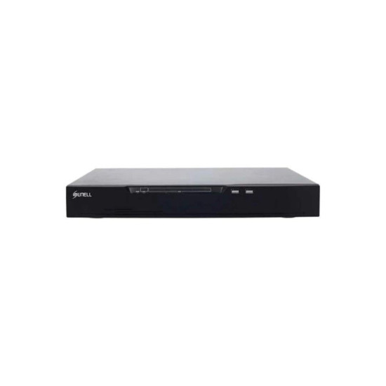 Sunell NVR 16CH - 2 BAY - 1X LAN - 16X POE - H-265+