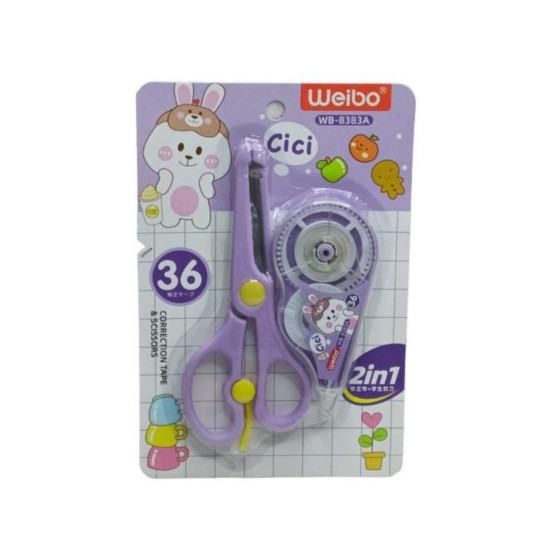Correction Tape +Scissor