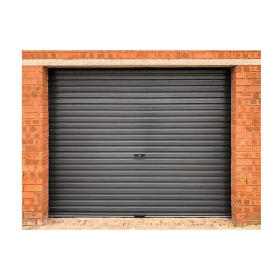 Steel Garage Door - Roll Up - Charcoal