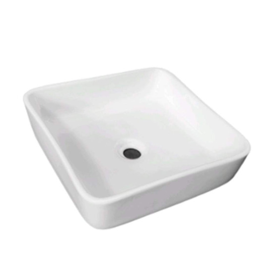 Counter Basin - Ceramic - Square White - BAS69