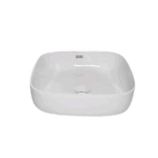 Counter Basin - Ceramic - Square White - BAS72