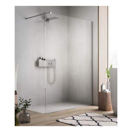 Shower Screen - Livorno - Walk in - Clear - 1000mm x 2000mm- SWL10